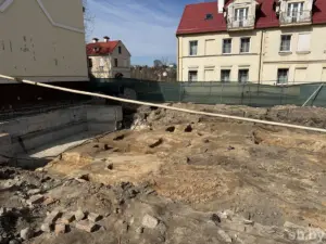 Кладбище XVI-XVII вв., найденное на улице Малой Троицкой в Гродно. Фото: Юлия Кипарина, СБ