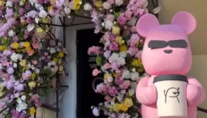 Цветы, зеркала и огромный мишка. Где сделать весенние фото в Гродно Фотозона Наше место