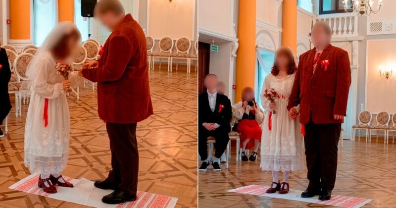 Пара поженилась в Гродно “с национальным колоритом” — мнения горожан разделились 