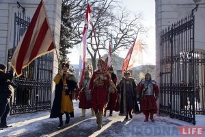 Шэсце ў гонар Стэфана Баторыя прайшло ад замку да Фарнага касцёла Шэсце ў гонар Стэфана Баторыя прайшло ад замку да Фарнага касцёла