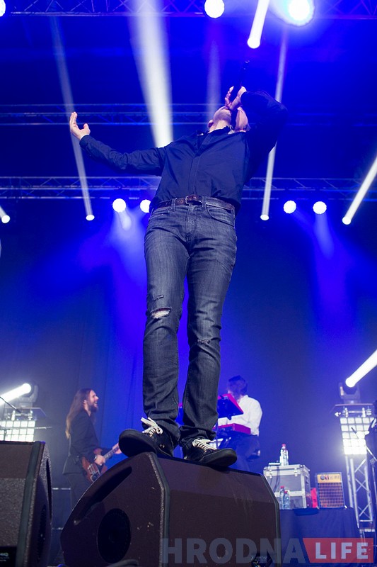 Фотарэпартаж: "Океан Ельзи" выступіў у Гродне з альбомам "Без меж" Фотарэпартаж: "Океан Ельзи" выступіў у Гродне з альбомам "Без меж"