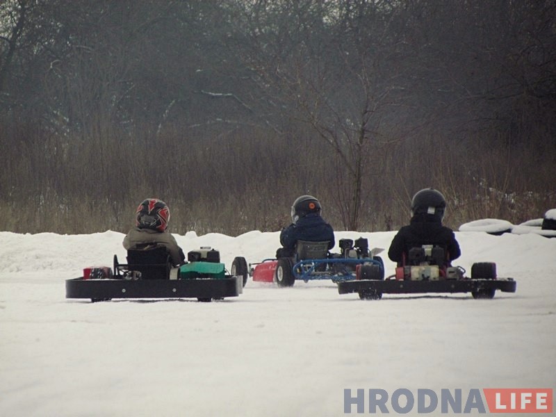 Аматары картынгу ў Гродне адкрылі зімовы сезон Аматары картынгу ў Гродне адкрылі зімовы сезон