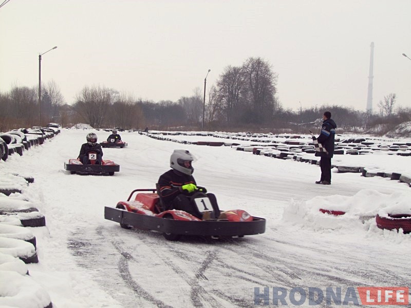 Аматары картынгу ў Гродне адкрылі зімовы сезон Аматары картынгу ў Гродне адкрылі зімовы сезон
