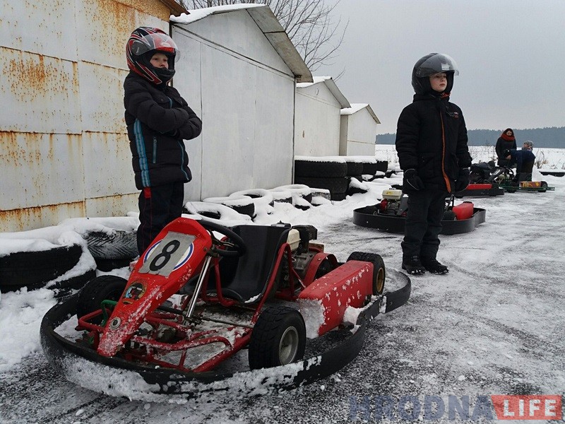 Аматары картынгу ў Гродне адкрылі зімовы сезон Аматары картынгу ў Гродне адкрылі зімовы сезон