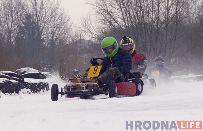 Аматары картынгу ў Гродне адкрылі зімовы сезон Аматары картынгу ў Гродне адкрылі зімовы сезон