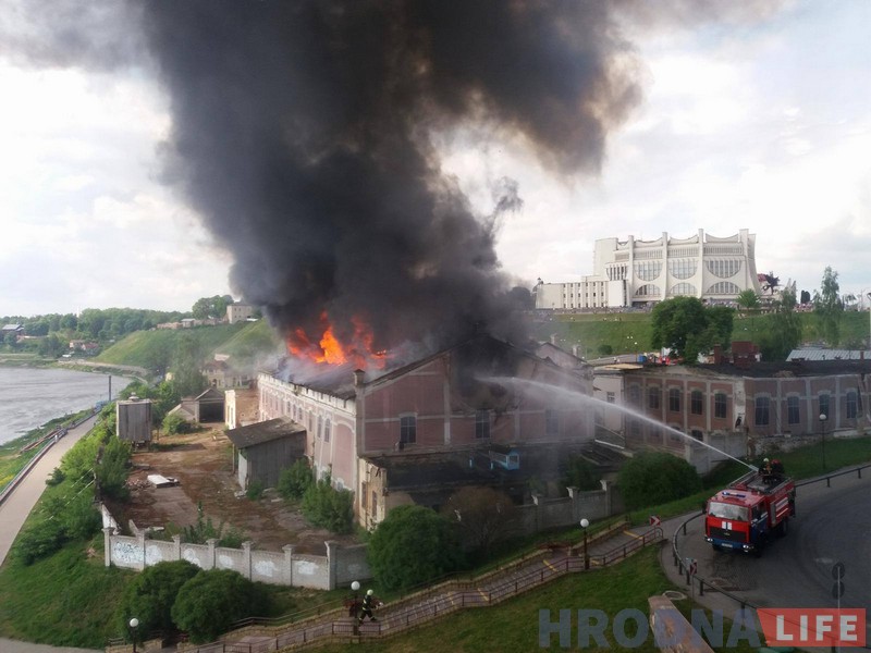 Пожар на пивзаводе, 21 мая 2017. Фото: Руслан Кулевич