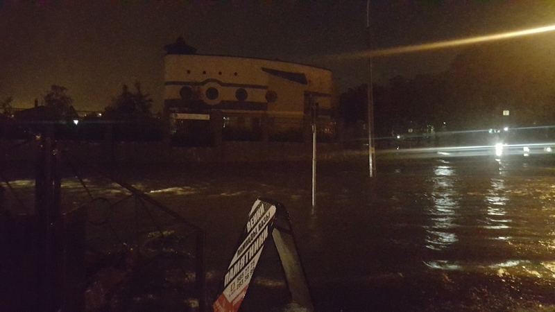 Моцны лівень затапіў Гродна