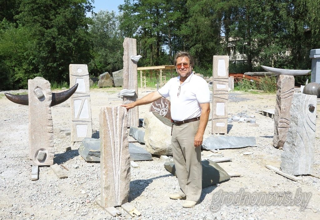 Каменныя скульптуры ад студэнтаў акадэміі мастацтваў з'явяцца ў мікрараёнах Гродна