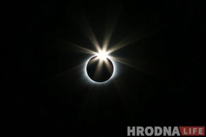 "Пярсцёнак з дыямантам". Гродзенка сфатаграфавала "вялікае амерыканскае зацьменне" "Пярсцёнак з дыямантам". Гродзенка сфатаграфавала "вялікае амерыканскае зацьменне"