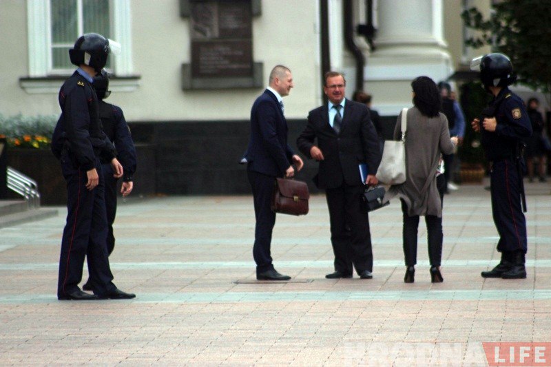 Вучэнні ў цэнтры горада паспелі напалохаць гараджан