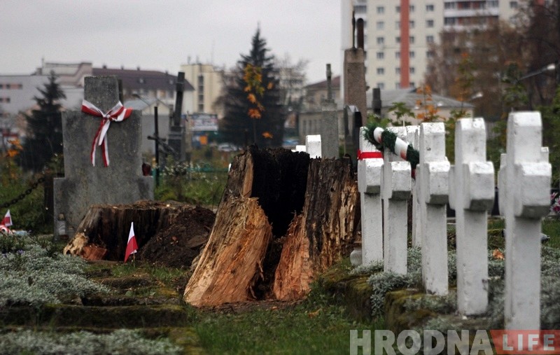 Маці папрасіла: гродзенец у вольны час прыбірае старыя могілкі Маці папрасіла: гродзенец у вольны час прыбірае старыя могілкі
