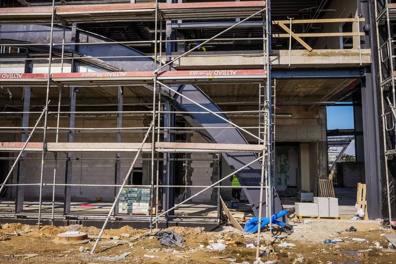 Новы вакзал у Беластоку будуюць у хуткім тэмпе: ён мае быць гатовы ўжо ў лістападзе Новы вакзал у Беластоку будуюць у хуткім тэмпе: ён мае быць гатовы ўжо ў лістападзе