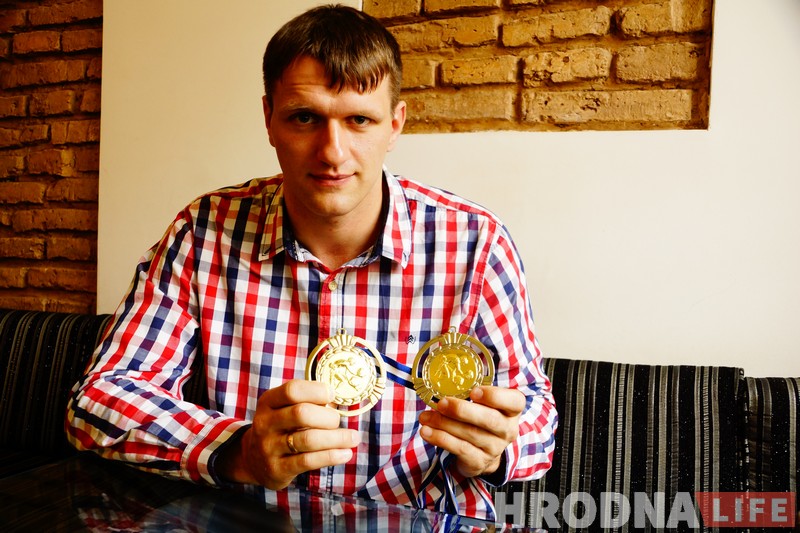 Піліце гіры, яны залатыя! Гродзенец стаў чэмпіёнам свету па гіравым спорце