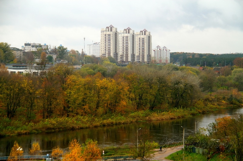Гродна з вышыні аглядных пляцовак, папулярных у турыстаў