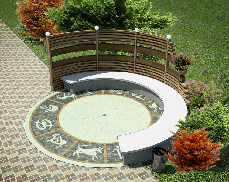 Алея лавак з'явіцца ў скверы на вуліцы Лермантава