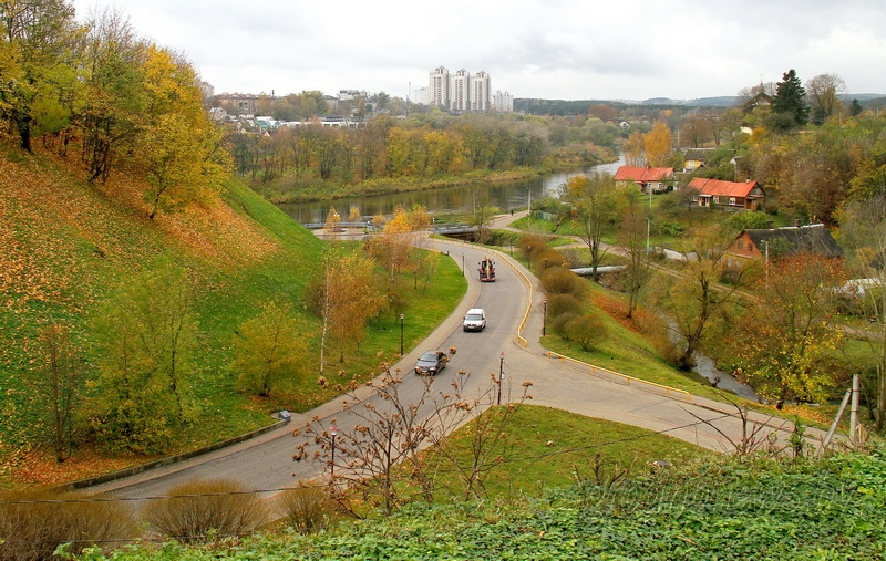 Гродна з вышыні аглядных пляцовак, папулярных у турыстаў