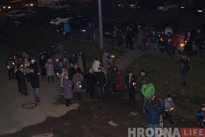У Гродне запалілі першыя ханукальныя свечы. Упершыню гэта зрабіў малады прадстаўнік абшчыны