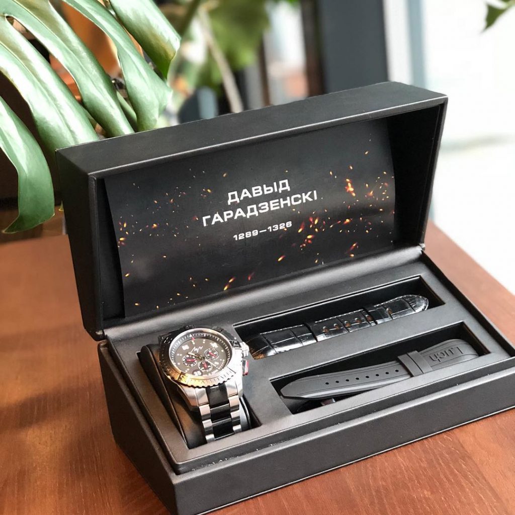 "Луч" выпусціў лімітаваную серыю наручнага гадзінніка "Давыд Гарадзенскі"