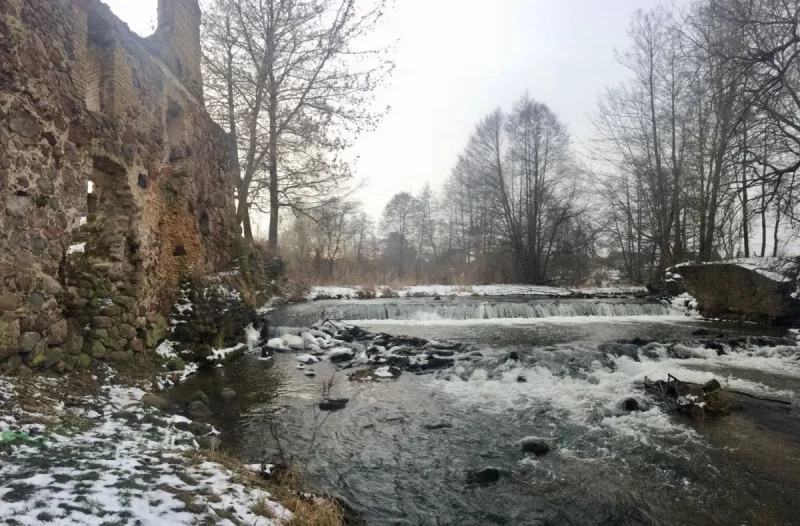 Мельница в Лососно в 2017 году