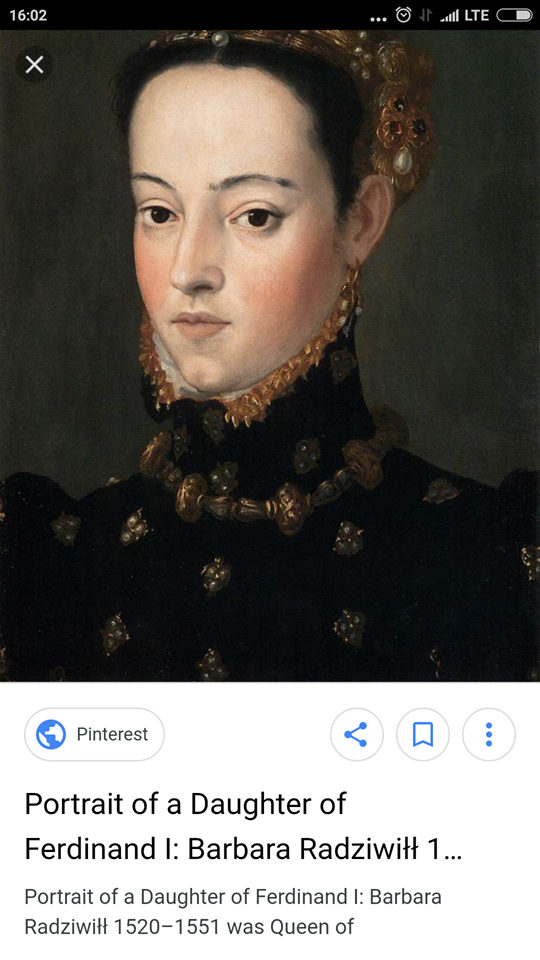 «Mark Formelle» у гістарычнай калекцыі адзення памыліўся з выявай Барбары Радзівіл