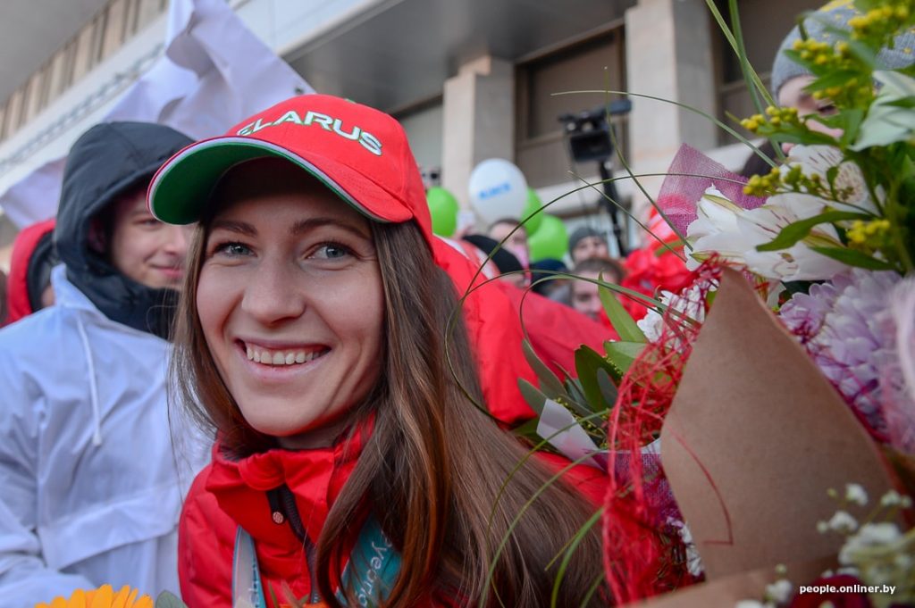 Дар'я Домрачава наведае дзіцячую спартыўную школу ў Наваградку?