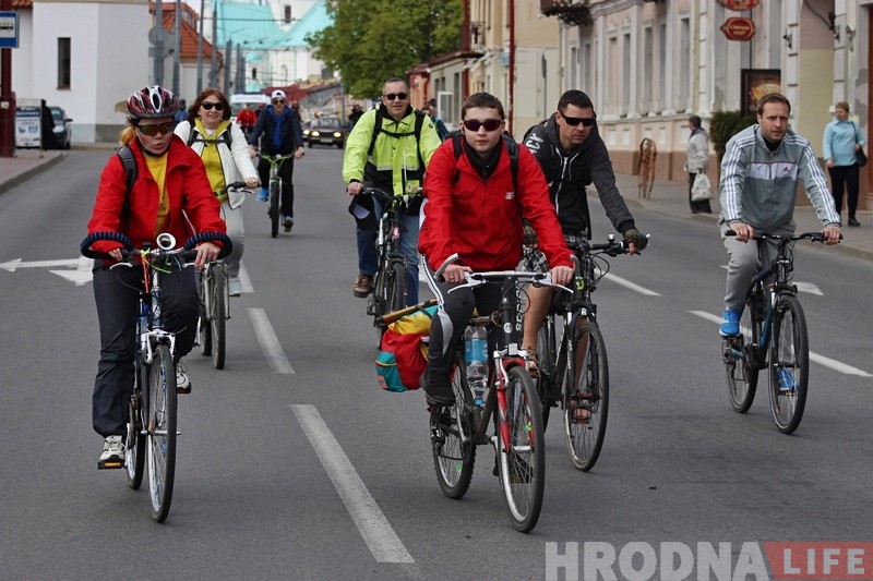 З Гродна стартаваў 6-дзённы велапрабег у падтрымку ўстойлівага развіцця