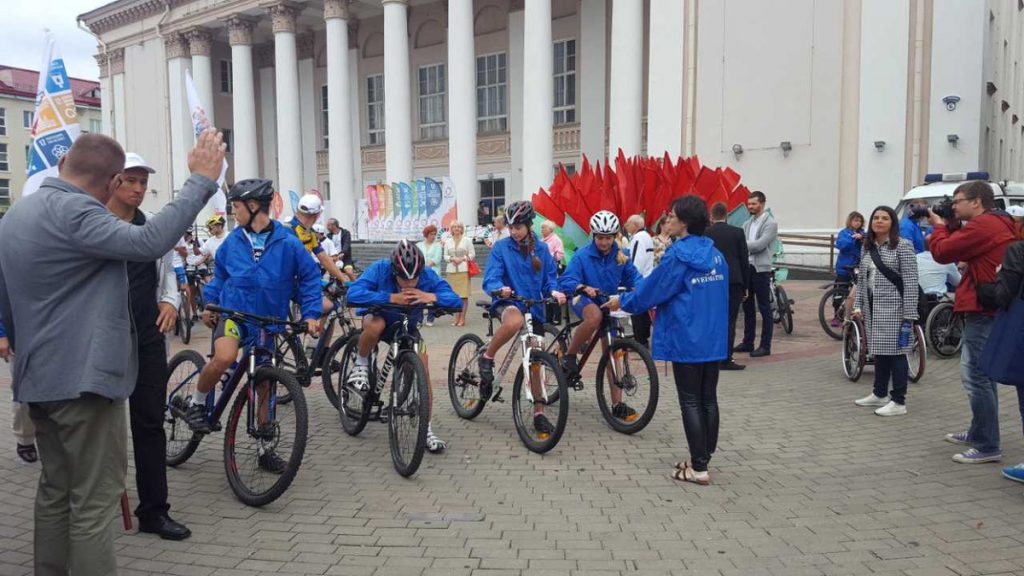 400 раварыстаў праедуць з Гродна да Белавежскай пушчы, каб падтрымаць устойлівае развіццё
