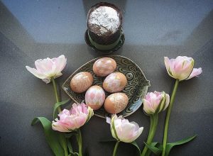 Яйкі, кулічы і... марская свінка. Велікодныя кошыкі гродзенцаў у Instagram (Orthodox edition)