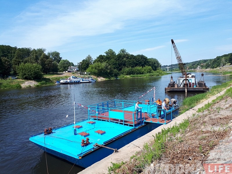 Яшчэ адзін прычал усталявалі на набярэжнай Нёмана