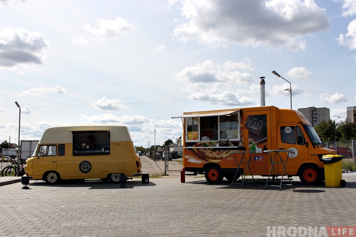 Гродненские фудтраки объединяются: на Тавлая теперь не только напитки, но и пицца