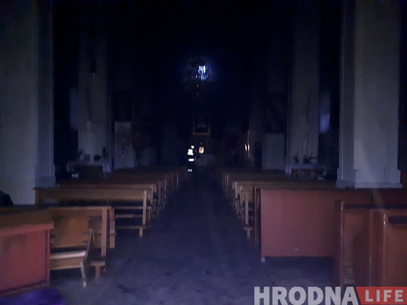 У Гожы пад Гродна гарэў касцёл У Гожы пад Гродна гарэў касцёл