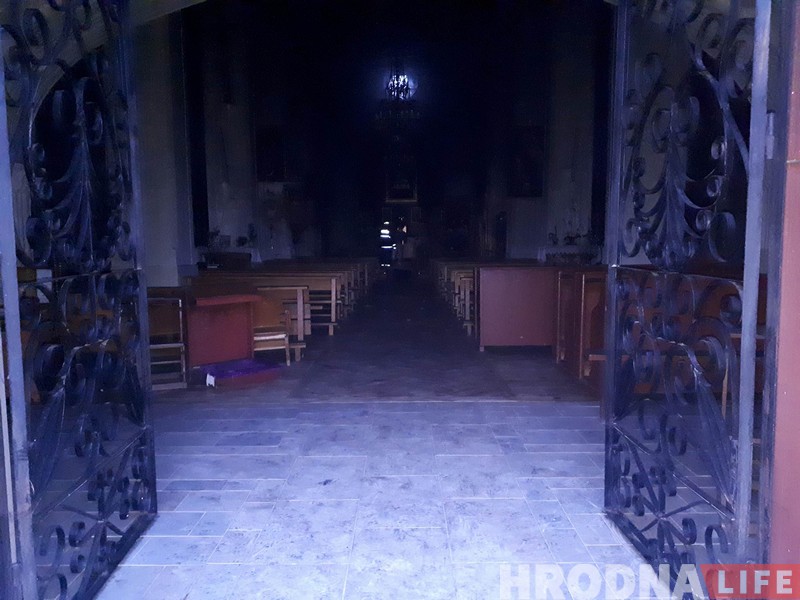У Гожы пад Гродна гарэў касцёл У Гожы пад Гродна гарэў касцёл