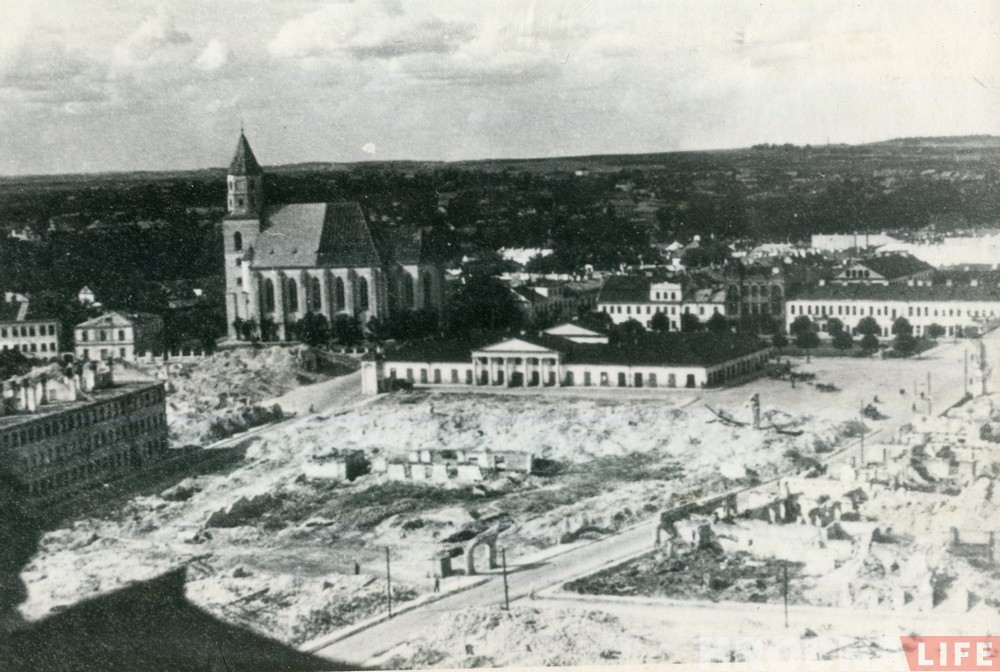 Смотрите, как выглядел центр Гродно во время Второй мировой (редкие фото)