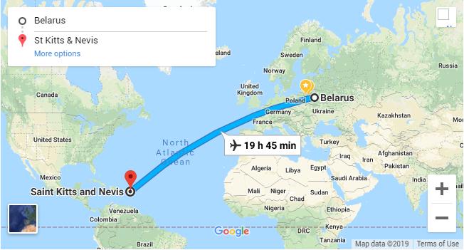 Беларусы смогут посещать без визы Сент-Китс и Невис. Отгадайте, где это