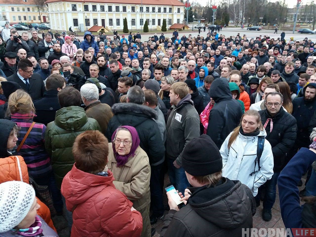 Глядзіце, як два гады таму гродзенцы выйшлі на акцыю пратэсту супраць дэкрэта №3