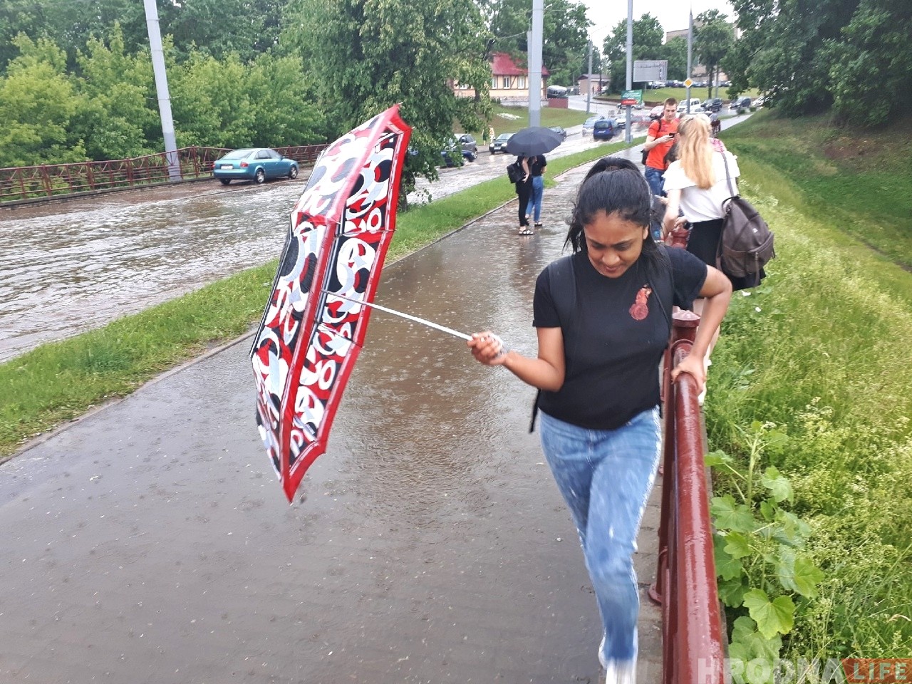 ФОТО: Первый летний ливень затопил улицы Гродно
