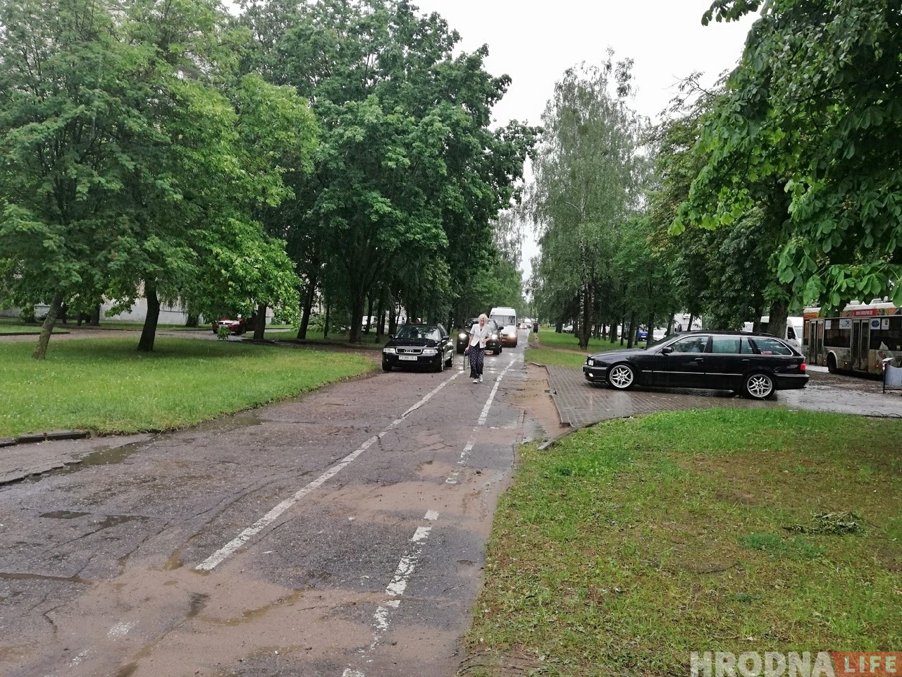 ФОТО: Первый летний ливень затопил улицы Гродно