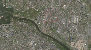 У Гродне з’явіўся першы 3D-экран — яго размясцілі на фасадзе Triniti 