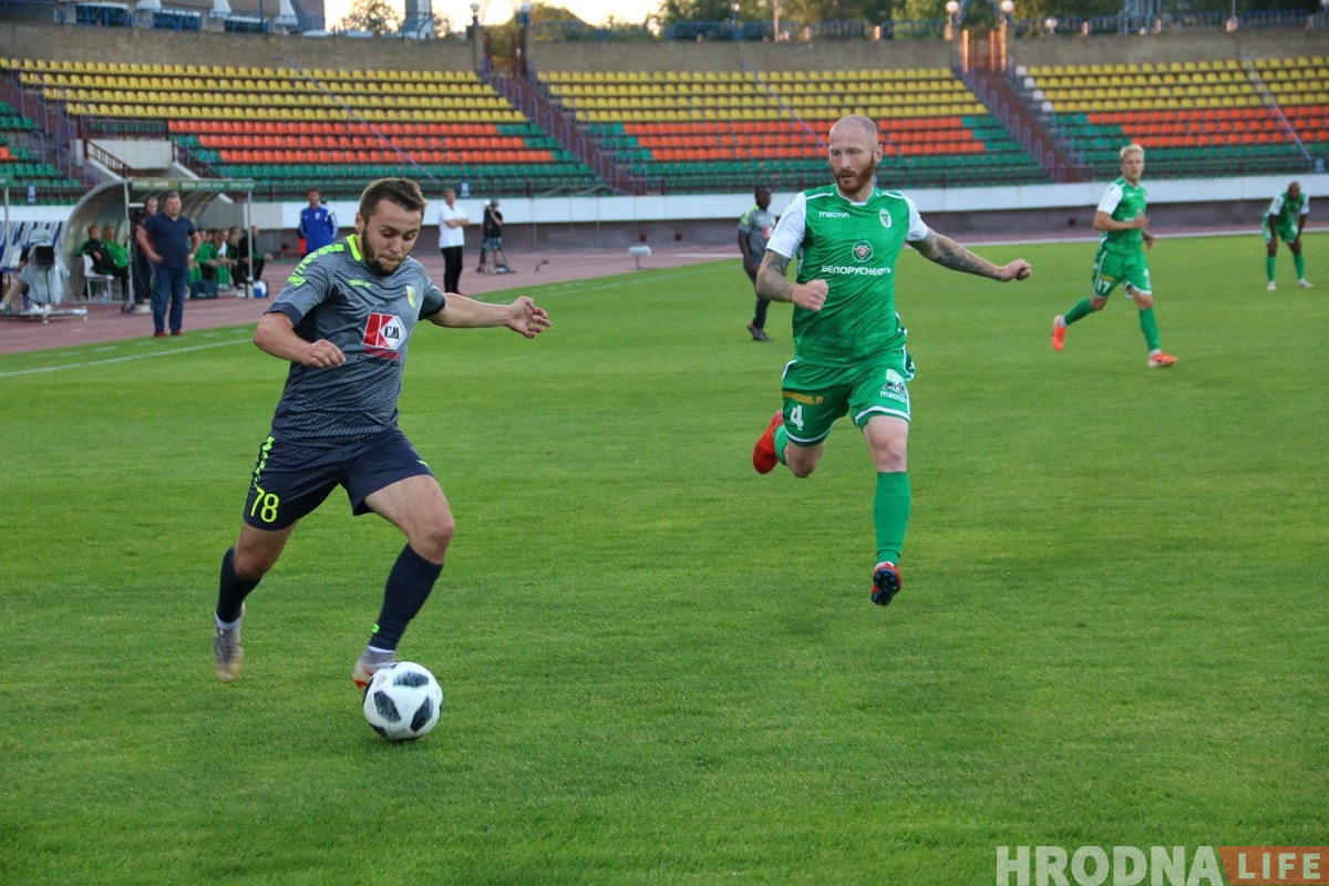 Алыкулаў выратаваў "Нёман" ад паразы ў матчы з "Гомелем"