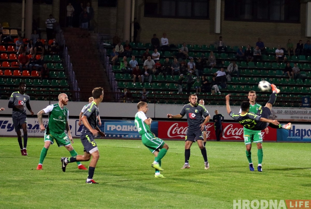 Алыкулаў выратаваў "Нёман" ад паразы ў матчы з "Гомелем"