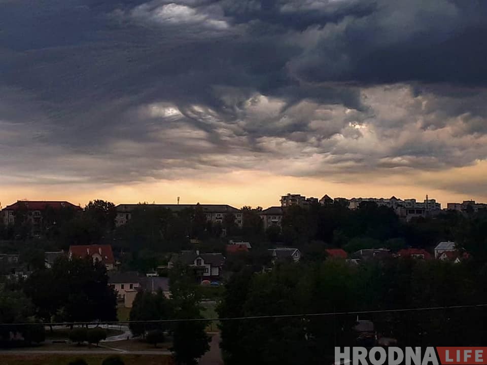 Гродно в объективе: грозовое небо в инстаграме горожан 