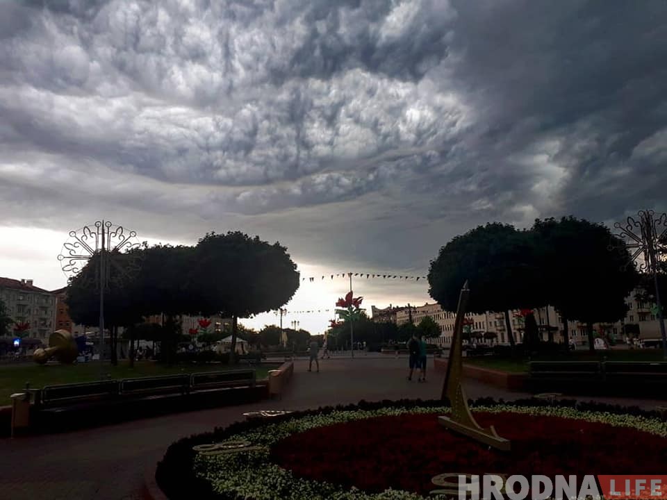 Гродно в объективе: грозовое небо в инстаграме горожан 