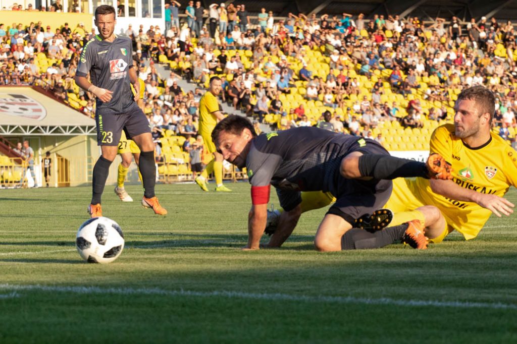 "Нёман" прапусціў ад "Шахцёра" шэсць мячоў