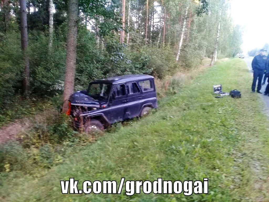 Жыхар Іўя скраў УАЗ і апынуўся ў бальніцы