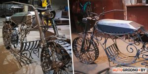 У Гродне зрабілі матацыкл, на якім можна гатаваць шашлыкі У Гродне зрабілі матацыкл, на якім можна гатаваць шашлыкі