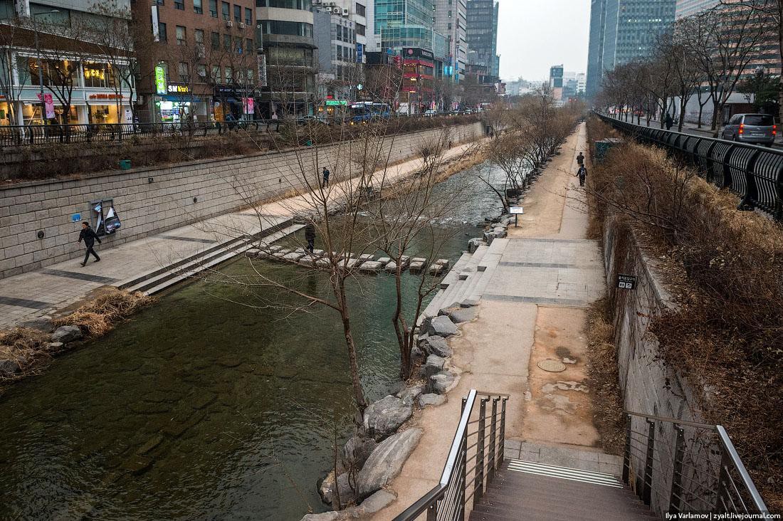Река Чхонгечхон, Сеул 2019 г.