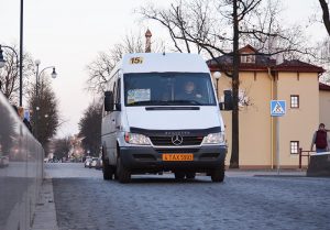 У панядзелак маршрутку ў Гродне можна не дачакацца