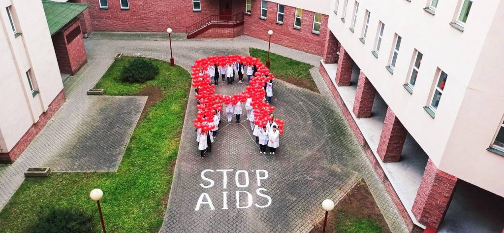 Гродзенцам нагадалі пра праблемы СНІДу