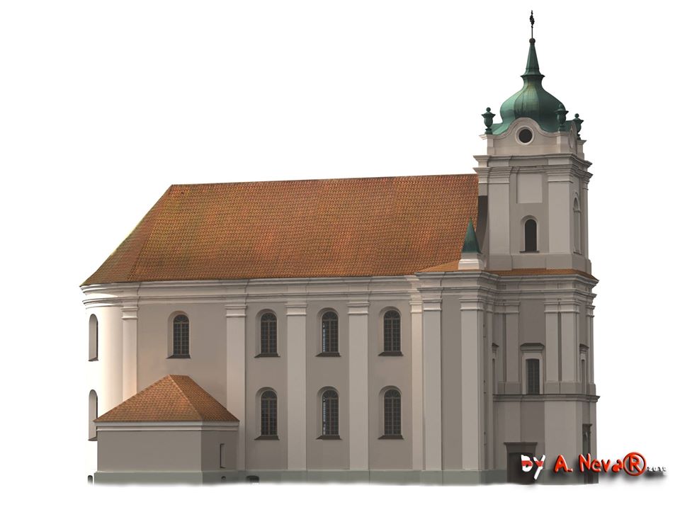 Что было на месте драмтеатра? Смотри виртуальную реконструкцию монастыря бернардинок