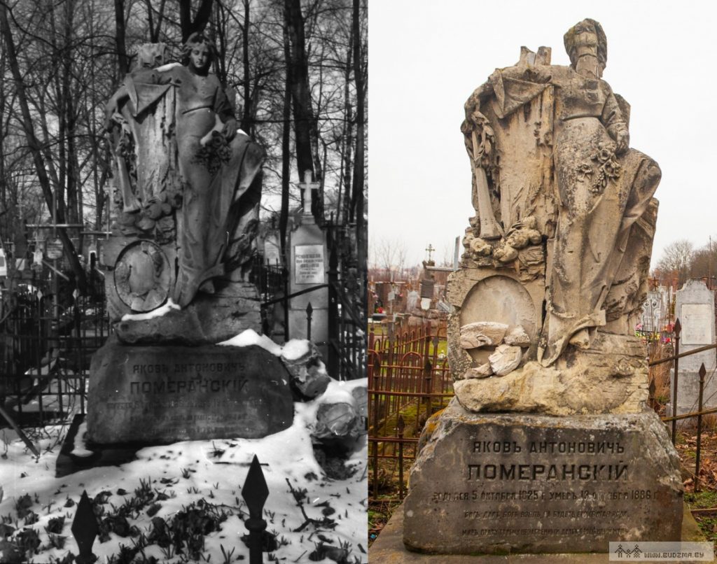 Как исчезает старое кладбище в Гродно. Топ-7 ракурсов "до" и "после"